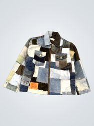 Upcycled Levi's Patchwork Denim Jacket