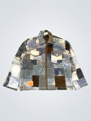 Upcycled Levi's Patchwork Denim Jacket