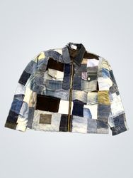 Upcycled Levi's Patchwork Denim Jacket