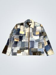 Upcycled Denim Patchwork Jacket