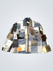Upcycled Levi's Patchwork Denim Jacket