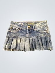 Upcycled American Eagle Denim Mini Skirt