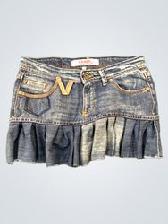 Upcycled VERDI JEANS Women's Denim Skirt Size 30