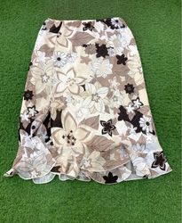 CECILIA CLASSICS Floral Ruffle Skirt