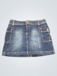 Old Navy Denim Cargo Mini Skirt