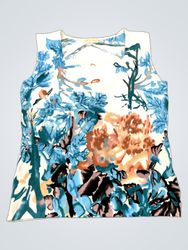 Louise FD Floral Print Sleeveless Top