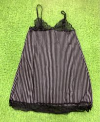 Gestreiftes Spitzenbesatz-Cami