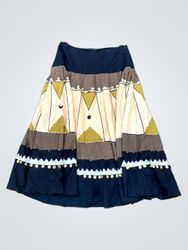 C-CD-K Women's Printed Skirt