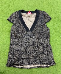 Top V-decote feminino Monsoon com estampa floral p..