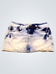 Match Style Culture Denim Mini Skirt