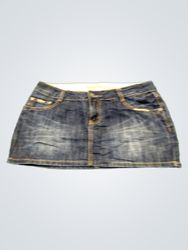 Zishion Jeans Denim Mini Skirt