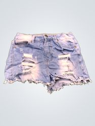 V.I.P. JEANS zerrissene Denim-Shorts