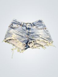 Levi's Premium Distressed Denim Shorts