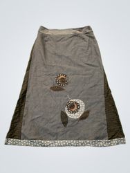 CHIARA&CO WOMAN Saia com Aplique Floral