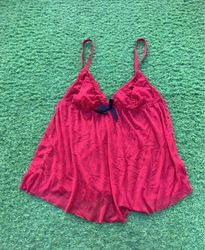 Red Babydoll Top