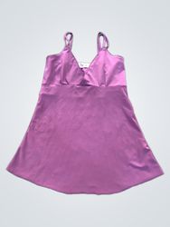 be3 Purple Spaghetti Strap Mini Dress