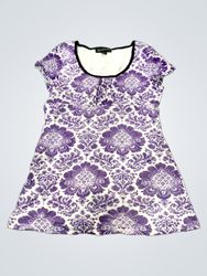 INC International Concepts Petite Purple Floral Pr..