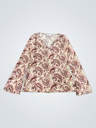 Clockhouse Paisley Print Long Sleeve Top