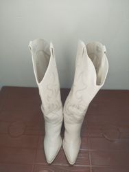 Arizona White Cowboy Boots