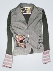 Grazia Floral Patchwork Blazer