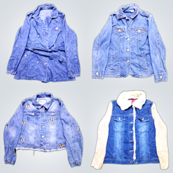 Y2K Style Denim Jackets (135b)