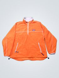 Patagonia Orange Fleece Pullover