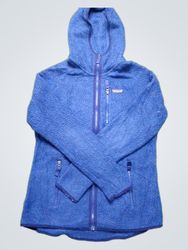 Patagonia Blue Fleece Hooded Jacket