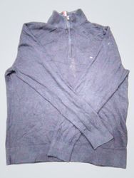 Tommy Hilfiger Quarter Zip Pima Cotton Cashmere Sw..
