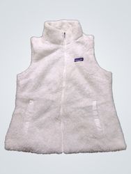 Patagonia White Fleece Vest