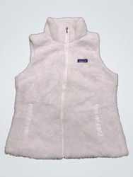 Patagonia White Fleece Vest