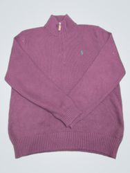 Polo Ralph Lauren Pull en maille à fermeture éclai..
