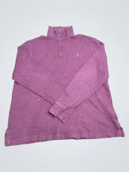 Ralph Lauren Polo Pull à col zippé quart à manches..
