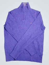 Tommy Hilfiger Quarter Zip Lambswool Sweater