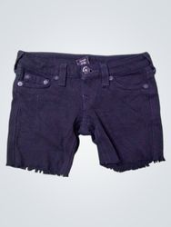 True Religion Brand Jeans Schwarze Shorts