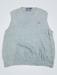 Polo by Ralph Lauren Sleeveless V-Neck Sweater Ves..