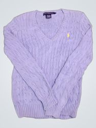 Suéter de pico de punto cable de Ralph Lauren Spor..
