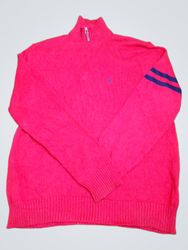 Polo by Ralph Lauren Rot 1/4 Zip Pullover mit blau..