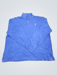 Polo Ralph Lauren Blue 1/4 Zip Long Sleeve Shirt