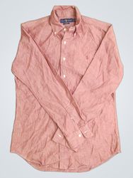 Ralph Lauren Camicia Slim Fit con Collo Button-Dow..