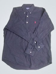 Ralph Lauren Black Button-Down Shirt