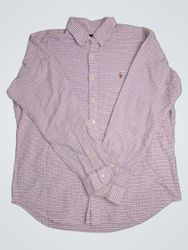 Ralph Lauren Camicia con Motivo Quadrettato Classi..