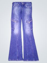 True Religion Cargo Flare Jeans