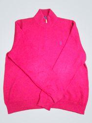 Polo by Ralph Lauren 100% Cotton Half Zip Sweater