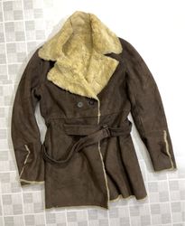 Etam Brown Fur-Lined Coat