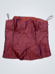 amitie Red Satin Top