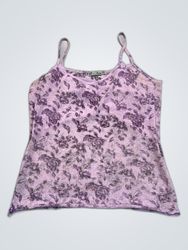 HTT-Collection Purple Floral Printed Camisole