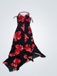 Floral Halter Neck Dress