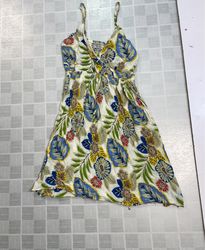 Free People Floral Spaghetti Strap Midi Dress