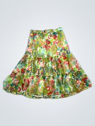 Floral Ruffled Skirt