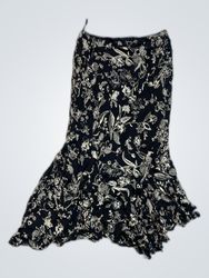 Cassis Floral Mini Skirt
